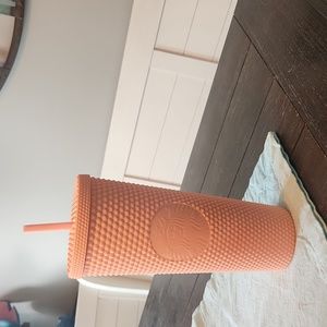 Starbucks pink studded tumbler